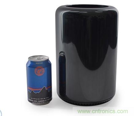 全新Mac Pro真的非常小，這是與易拉罐的對比
