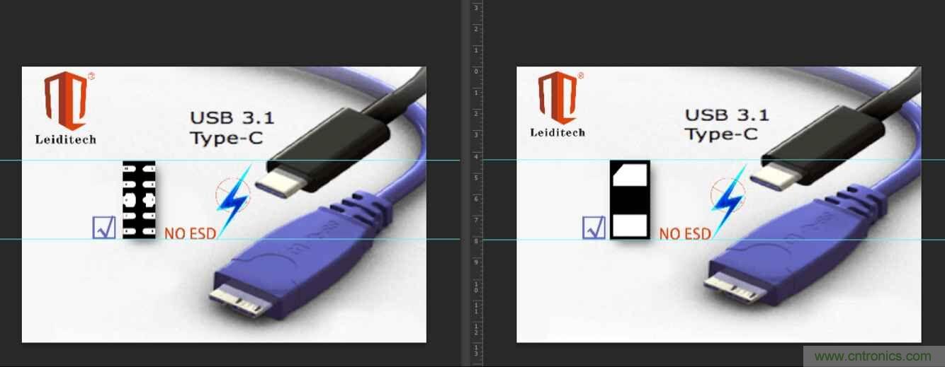Leiditech推出超低電容ESD，用來(lái)保護(hù)USB Type-C