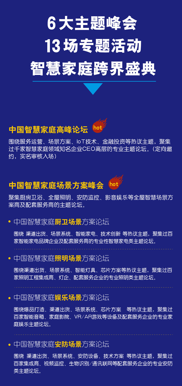 中國智慧家庭場(chǎng)景方案峰會(huì) 